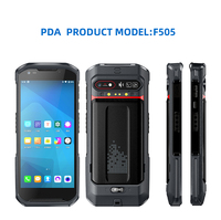 Terminal portable robuste Android 13 PDA avec lecteur de codes-barres 4G NFC et batterie amovible de 5200 mAh