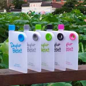 Approvisionnement exclusif transfrontalier : Gobelets d'eau en plastique réutilisables, transparents, plats, carrés, en forme de livre, de qualité alimentaire, format A5, et bouteilles en papier personnalisées - Product Image 1