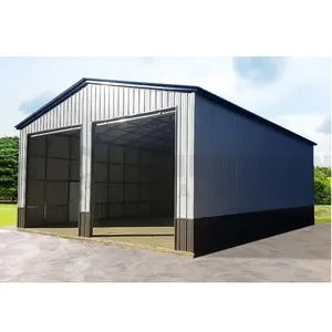 New design wholesale durable color steel sheet prefabricated godown building on sale