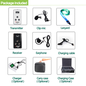 Yarmee Thì Thầm cầm tay âm thanh Transmitter VHF tần số ban nhạc không dây hệ thống thông tin liên lạc với pin sạc - Product Image 5