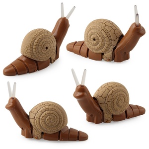 Jouet escargot télécommandé infrarouge avec lumière LED, animal électronique réaliste, modèle d'insecte fantaisie pour farces et éducation - Product Image 3