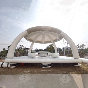 Île flottante gonflable de haute qualité pour fêtes nautiques, plateforme flottante pour <span class=keywords><strong>la</strong></span> <span class=keywords><strong>mer</strong></span> ou le lac, location estivale - Product Image 6