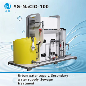 เครื่องผลิตโซเดียมไฮโปคลอไรต์ YONG GUAN YG-NaClO-100 กำลังการผลิต 100 กรัม/ชั่วโมง ระบบฆ่าเชื้อด้วยไฟฟ้าจากน้ำเกลือ กำลังไฟ 1 กิโลวัตต์ - Product Image 2
