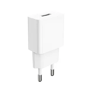 Hoge Kwaliteit 5V 1A 5W Eu Plug Draagbare Mobiele Telefoon Snelle Oplader Voor Mobiele Telefoon 1 Usb-poort lader Usb Charger Adapter