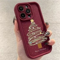 Casing Handphone Motif Pohon Natal untuk Iphone 18 Pro Max 17 Pro 16 Plus