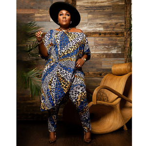 N7349 vestiti all'ingrosso estivi africani Sexy senza schienale Set da <span class=keywords><strong>donna</strong></span> <span class=keywords><strong>abbigliamento</strong></span> <span class=keywords><strong>etnico</strong></span> spalle scoperte taglie forti 2 pezzi Set <span class=keywords><strong>donna</strong></span> - Product Image 4