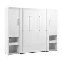 Lit mural vertical de conception nouvelle avec armoire, taille personnalisée, lit Murphy rétractable automatique caché avec bureau, directement de l'usine