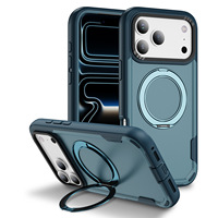 Coque pour iPhone 18 Pro Max avec support 360°, protection robuste, couleur unie originale, coque de protection durable pour iPhone 17 Pro Max