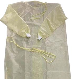 Robe jetable d'isolement blouse médicale imperméable PP + PE avec certification CE - Product Image 6