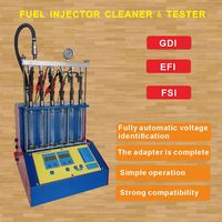 Machine automatique AC220V nouvelle génération pour le nettoyage et le test des injecteurs GDI 4/6 cylindres