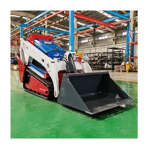 Macchine movimento terra CE & EPA nuovo mini pista skid steer loader mini skid bucket attacco per la vendita