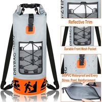 Sac étanche personnalisé en PVC 40L pour le sport, les activités de plein air, l'escalade, la randonnée, la voile, le kayak, la pêche