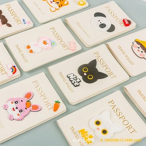 Nuevo Protector de Pasaporte con Diseño de Anime y Dibujos Animados en PU, Éxito de Ventas Transfronterizo, Estuche para Boletos de Avión, Origen China, Disponible en Stock - Product Image 2