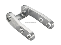 Support d'adaptation d'étrier de frein de moto en aluminium usiné CNC Ebriway pour kit de conversion de frein à disque de VTT