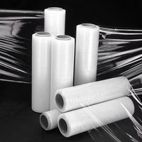 OEM Super clair film d'emballage pvc stratification étirable rouleau rétractable films de pvc pour fabricant de produits alimentaires