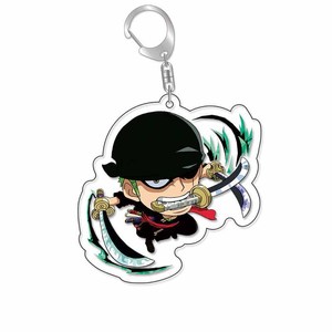 Nuevo llavero de acrílico transparente <span class=keywords><strong>Luffy</strong></span> de una pieza, colgante de engranaje de impresión de doble cara 5 - Product Image 4