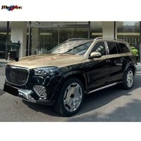Kit carrosserie en plastique PP pour Mercedes-Benz GLS X166 2016-2019, mise à niveau au style Maybach GLS X167 2024, pare-chocs avant nécessitant découpe