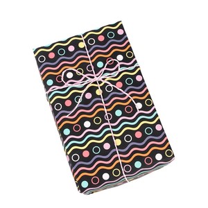 Papier cadeau rayé noir Hengwen Holiday pour anniversaire, artisanat, bricolage, couverture de livre, emballage en gros - Product Image 5