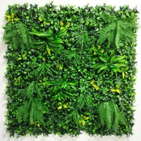 Panel Tanaman Dinding Buatan, Taman Vertikal, Dinding Hijau 1x1m, Anti-UV, Plastik, Rumput Hijau, Dekorasi Dalam & Luar Ruangan, Harga Promo