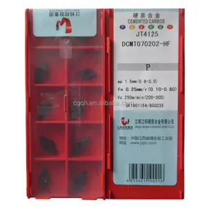 JXTC DCMT DCMT070202-HF JT4125 Roughing of regular Angle coated carbide inserts Carbide Inserts CNC Turning Tool