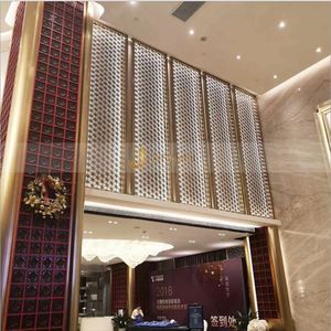 ANN009 Customized Modern Stainless Steel Multifunctional Durable Art Theme <b>Decorative</b> <b>Screen</b> Partition Coating Interior Room - Product Image 1