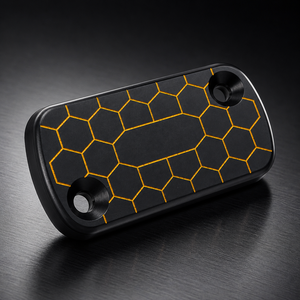 Cache-pompe de frein CNC alvéolé anodisé sur mesure et bouchon d'huile avant et arrière pour accessoires de moto tout-terrain Surron Ultra Bee – Vente en gros - Product Image 4