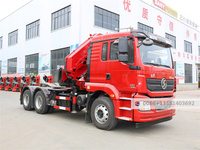 Tout nouveau camion tracteur Shacman avec grue à bras pliable de 25 tonnes