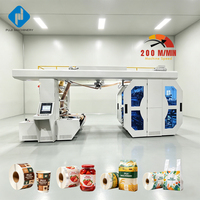 Machine d'impression flexographique automatique à 6 couleurs pour sacs en ciment, sacs tissés, grand format, presse flexo robuste