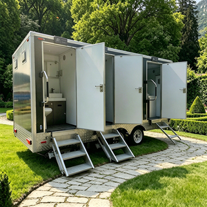 Baños Portátiles Móviles con Ducha, Baño Público de Lujo en Remolque, en Promoción - Product Image 1