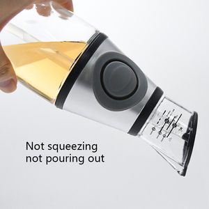 Vendeur chaud 250ml 500ml grande capacité bouton <span class=keywords><strong>verre</strong></span> bouteille d'huile en plastique bouteille d'huile absorbante bouteille d'huile mesurable - Product Image 2