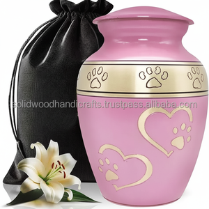 Urnes de crémation en laiton commémoratives pour animaux de compagnie Urnes funéraires pour animaux de compagnie Urnes funéraires Urnes funéraires de haute qualité à bas prix - Product Image 1