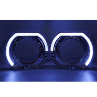 Kit de lentilles de phares IDISON BS30 Bright 3.0'' Crystal Style 5D Optical Led Angel Eyes Shroud Cover pour mise à niveau des phares de véhicule 4x4