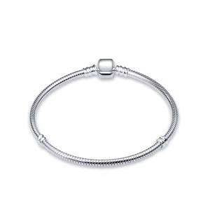 Nouveau Bracelet Chaîne Serpent en Argent Sterling 925 Original pour Perles Breloques de 3 mm, Bracelets Cœur pour Femme, Bijoux Tendance, Cadeaux, Vente Chaude - Product Image 3