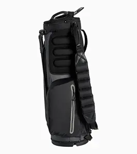Подгонянная Сумка-подставка для гольфа 4-сторонняя легкая сумка для переноски с регулируемыми двойными ремнями