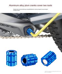 Outil de couverture de <span class=keywords><strong>manivelle</strong></span> creux intégré multifonction TOOPRE avec retrait de boulon cannelé pour le démontage de <span class=keywords><strong>manivelle</strong></span> de pédale de vélo de montagne/route - Product Image 5