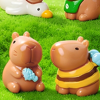 Schattige hars capibara figuurtjes Kawaii dieren verrassing verjaardag collectie playdough slime snoepautomaat speelgoed klauwautomaat prijs