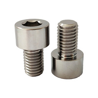 Baut Titanium GR5 M6*8mm Harga Pabrik Baut Kepala Bulat Hex Socket Kekuatan Tinggi Sekrup Kepala Bulat