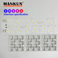 ZHAGA Standard 48V a mené le module intelligent de carte PCB de panneau de réverbère avec la source lumineuse de carte de circuit imprimé de lentille