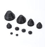 Anneau de fixation en PVC à étages pour faisceaux de câbles automobiles, insert de protection pour trous de panneau, bague en PVC résistante aux vibrations