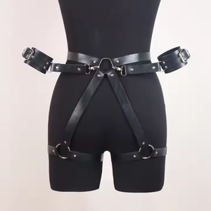 Da donna Sexy con imbracatura per le gambe reggicalze in pelle Lingerie Sex Toys Bondage Lingerie Goth Fetish Women Festival Rave <span class=keywords><strong>Outfit</strong></span> - Product Image 6