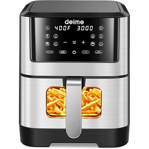 Freidora sin Aceite de Última Tendencia 2023, Horno Digital Comercial de 8L y 1700W con Pantalla Táctil de Acero Inoxidable para Uso Doméstico, Freidora de Aire sin Aceite - Product Image 2
