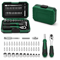 Ensemble de 40 tournevis de précision avec embouts magnétiques, tournevis à cliquet dans un coffret à outils pour la réparation automobile, domestique et le bricolage OEM/ODM