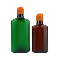 Bouteilles en plastique vides pour médicaments pharmaceutiques de 500 ml, vente chaude, bouteille pour liquide oral, bouteille mince, sirop contre la toux
