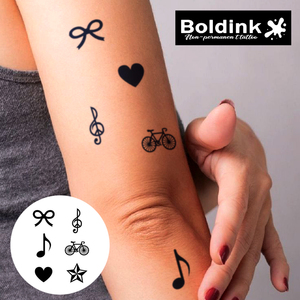 Oldyk-iibbon usic, icycle udy RT aterproof, 2 eeks, agua uice NK attoo - Product Image 3