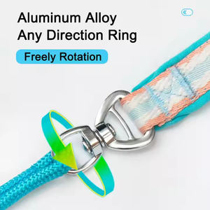 HOME PLANET Umwelt freundliches festes Haustier-Traktionsseil-Training Hunde leine Anti-Pull P-förmiges integriertes Halsband Hunde zubehör - Product Image 4