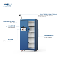 Armoire de gestion intelligente avec porte en verre, RFID UHF, inventaire, serrure électronique, casier à clés intelligent, entretien d'usine, armoire à outils RFID