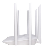 Routeur WiFi sans fil 4G LTE, routeur Internet partagé 5G CPE avec 6 antennes à gain élevé pour la région de l'Asie centrale et de Russie, Plug and Play