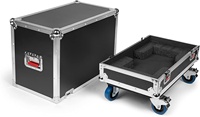 Flight case de style ATA pour amplificateurs de guitare 1x12, en aluminium, pour DJ, lecteur CD, platine numérique