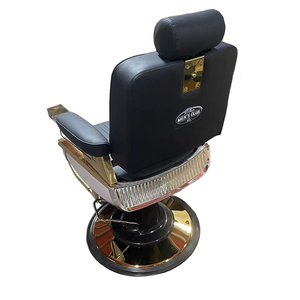 Chaise de barbier inclinable hydraulique robuste pour hommes chaise de salon de coiffure en cuir synthétique pour salon de coiffure et salon de beauté - Product Image 4