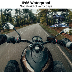 Máy ghi Mũ bảo hiểm xe máy, máy quay Video Xe máy, máy ảnh kép phía trước và phía sau 1080P/30fps, để quay video ngoài trời - Product Image 6